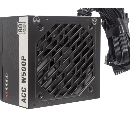 Блок питания Accord ATX 500W ACC-W500P 80 PLUS WHITE (20+4pin) 120mm fan 6xSATA Блок питания Accord ATX 500W ACC-W500P 80 PLUS WHITE (20+4pin) 120mm fan 6xSATA