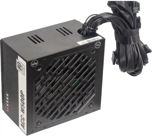 Блок питания Accord ATX 500W ACC-W500P 80 PLUS WHITE (20+4pin) 120mm fan 6xSATA Блок питания Accord ATX 500W ACC-W500P 80 PLUS WHITE (20+4pin) 120mm fan 6xSATA