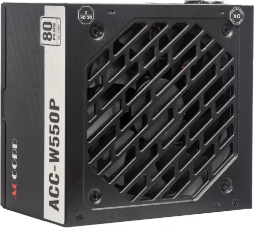 Блок питания Accord ATX 550W ACC-W550P 80 PLUS WHITE (20+4pin) 120mm fan 6xSATA Блок питания Accord ATX 550W ACC-W550P 80 PLUS WHITE (20+4pin) 120mm fan 6xSATA