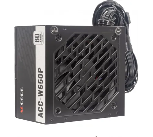 Блок питания Accord ATX 650W ACC-W650P 80 PLUS WHITE (20+4pin) 120mm fan 6xSATA RTL Блок питания Accord ATX 650W ACC-W650P 80 PLUS WHITE (20+4pin) 120mm fan 6xSATA RTL