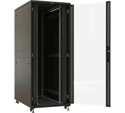 Шкаф серверный Hyperline (TTBR-4281-AS-RAL9004) напольный 42U 800x1000мм пер.дв.стекл задн.дв.спл.стал.лист 4 бок.пан. 1000кг черный 910мм IP20 сталь Шкаф серверный Hyperline (TTBR-4281-AS-RAL9004) напольный 42U 800x1000мм пер.дв.стекл задн.дв.спл.стал.лист 4 бок.пан. 1000кг черный 910мм IP20 сталь
