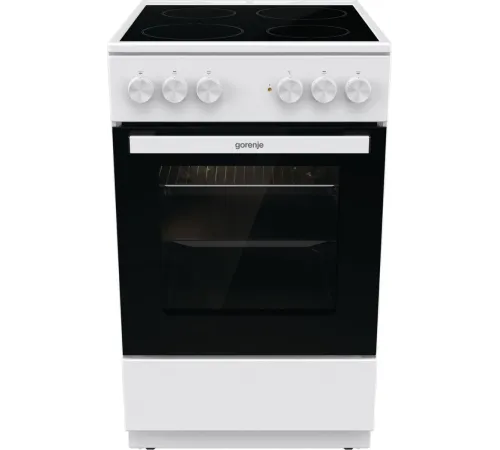 Плита Электрическая Gorenje GEC5A12WG-B белый стеклокерамика (без крышки)
