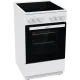 Плита Электрическая Gorenje GEC5A12WG-B белый стеклокерамика (без крышки)