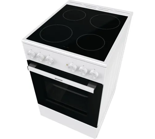 Плита Электрическая Gorenje GEC5A12WG-B белый стеклокерамика (без крышки)