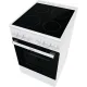 Плита Электрическая Gorenje GEC5A12WG-B белый стеклокерамика (без крышки)