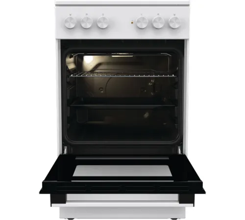 Плита Электрическая Gorenje GEC5A12WG-B белый стеклокерамика (без крышки)