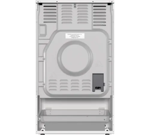 Плита Электрическая Gorenje GEC5A12WG-B белый стеклокерамика (без крышки)