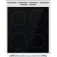 Плита Электрическая Gorenje GEC5A12WG-B белый стеклокерамика (без крышки)