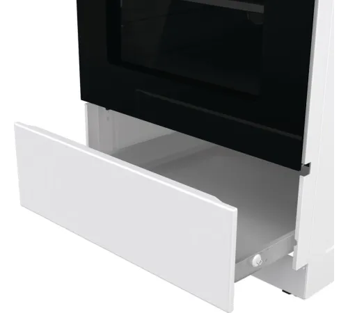 Плита Электрическая Gorenje GEC5A12WG-B белый стеклокерамика (без крышки)