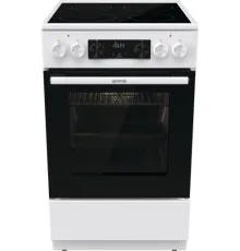 Плита Электрическая Gorenje GEC5C61WG белый стеклокерамика (без крышки)