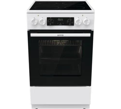 Плита Электрическая Gorenje GEC5C61WG белый стеклокерамика (без крышки)