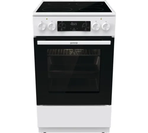 Плита Электрическая Gorenje GEC5C61WG белый стеклокерамика (без крышки)