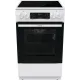 Плита Электрическая Gorenje GEC5C61WG белый стеклокерамика (без крышки)