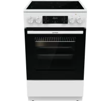 Плита Электрическая Gorenje GEC5C42WG белый стеклокерамика (без крышки)