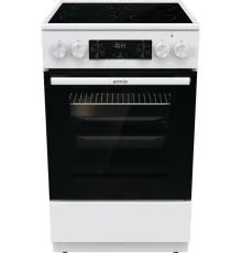 Плита Электрическая Gorenje GEC5C42WG белый стеклокерамика (без крышки)