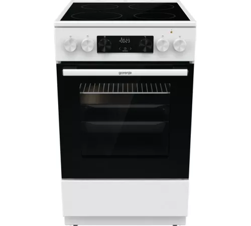 Плита Электрическая Gorenje GEC5C42WG белый стеклокерамика (без крышки)
