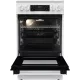 Плита Электрическая Gorenje GEC5C42WG белый стеклокерамика (без крышки)