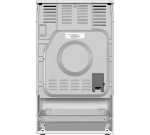 Плита Электрическая Gorenje GEC5C42WG белый стеклокерамика (без крышки)