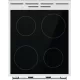 Плита Электрическая Gorenje GEC5C42WG белый стеклокерамика (без крышки)