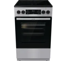 Плита Электрическая Gorenje GEC5C41SG серый стеклокерамика (без крышки)