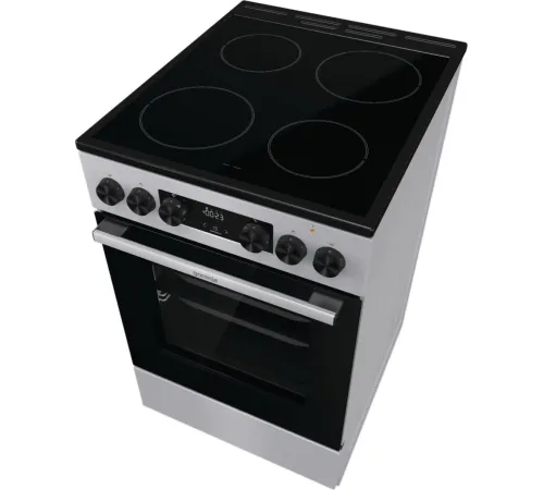 Плита Электрическая Gorenje GEC5C41SG серый стеклокерамика (без крышки)