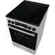 Плита Электрическая Gorenje GEC5C41SG серый стеклокерамика (без крышки)