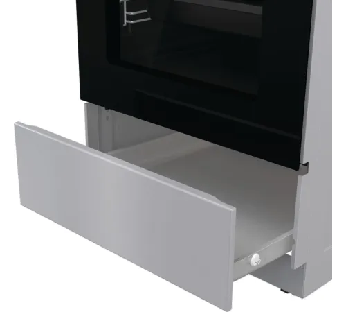 Плита Электрическая Gorenje GEC5C41SG серый стеклокерамика (без крышки)