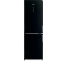 Холодильник Hitachi R-BG410PUC6X GBK 2-хкамерн. черный стекло