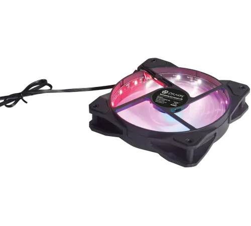 Вентилятор Оклик OG-CF120RGB2-BK 120x120x25mm 3-pin 4-pin (Molex)25dB Ret Вентилятор Оклик OG-CF120RGB2-BK 120x120x25mm 3-pin 4-pin (Molex)25dB Ret