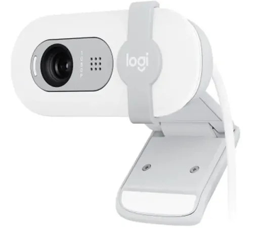Камера Web Logitech HD Webcam Brio 100 Full белый 2Mpix (1920x1080) USB Type-C с микрофоном (960-001618)