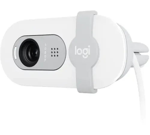 Камера Web Logitech HD Webcam Brio 100 Full белый 2Mpix (1920x1080) USB Type-C с микрофоном (960-001618)