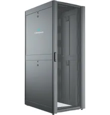 Шкаф серверный C3 Solutions (C3.RF2401) напольный 24U 600x1050мм пер.дв.перфор. 2 бок.пан. направл.под закл.гайки 1300кг черный