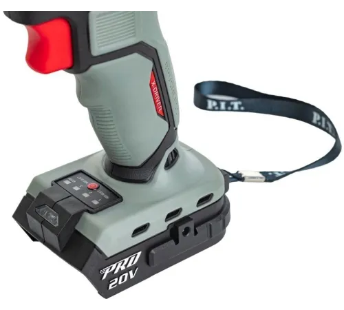 Гайковерт P.I.T. PIW20H-300B аккум. патрон:квад.1/2"