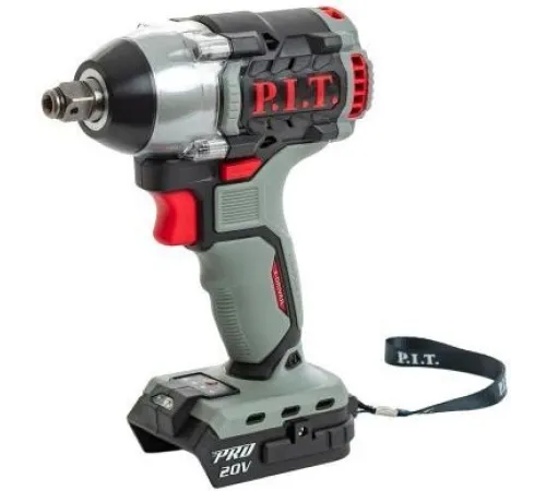 Гайковерт P.I.T. PIW20H-300B аккум. патрон:квад.1/2"