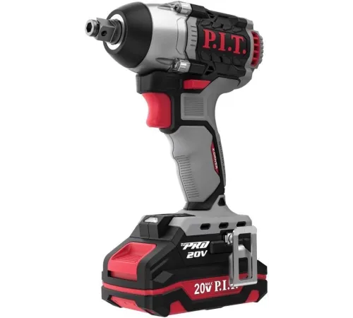 Гайковерт P.I.T. PIW20H-300B/1 аккум. патрон:квад.1/2"