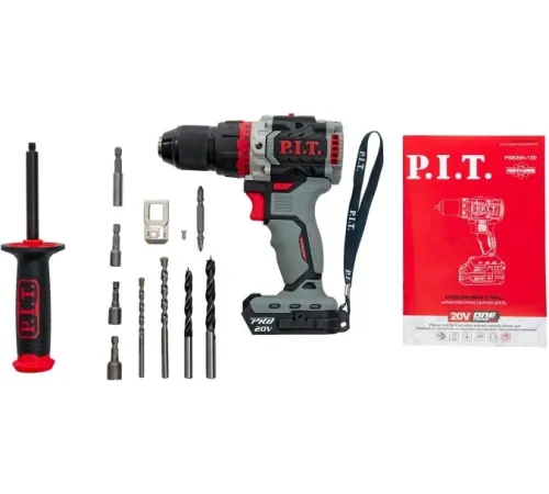 Дрель-шуруповерт P.I.T. PSB20H-13D аккум. патрон:быстрозажимной