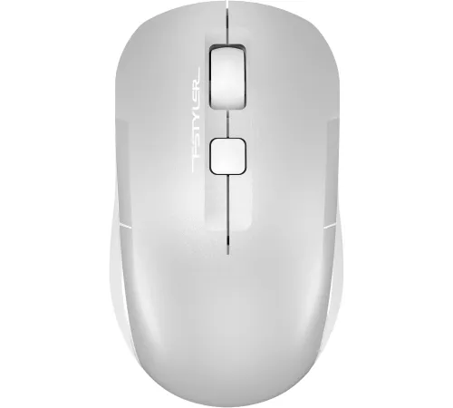 Мышь A4Tech Fstyler FB26CS Air2 серебристый/белый оптическая (2000dpi) silent беспроводная BT/Radio USB для ноутбука (4but) Мышь A4Tech Fstyler FB26CS Air2 серебристый/белый оптическая (2000dpi) silent беспроводная BT/Radio USB для ноутбука (4but)