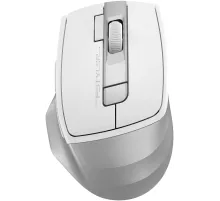 Мышь A4Tech Fstyler FG45CS Air2 белый/серебристый оптическая (2000dpi) silent беспроводная USB для ноутбука (7but)