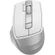 Мышь A4Tech Fstyler FG45CS Air2 белый/серебристый оптическая (2000dpi) silent беспроводная USB для ноутбука (7but)