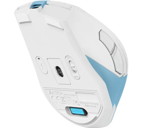 Мышь A4Tech Fstyler FG45CS Air2 голубой/белый оптическая (2000dpi) silent беспроводная USB для ноутбука (7but) Мышь A4Tech Fstyler FG45CS Air2 голубой/белый оптическая (2000dpi) silent беспроводная USB для ноутбука (7but)