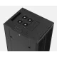 Шкаф серверный Hyperline (TTBR-4262-DD-RAL9004) напольный 42U 600x1200мм пер.дв.перфор.2ств. задн.дв.перфор.2-хст. 2 бок.пан. 800кг черный 1110мм IP20 сталь