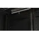 Шкаф серверный Hyperline (TTBR-4262-DD-RAL9004) напольный 42U 600x1200мм пер.дв.перфор.2ств. задн.дв.перфор.2-хст. 2 бок.пан. 800кг черный 1110мм IP20 сталь