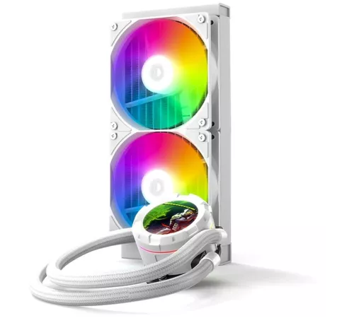 Система водяного охлаждения ID-Cooling SL240 XE Soc-AM5/AM4/1151/1200/2066/1700 4-pin 14-30dB Al+Cu 300W LED Ret