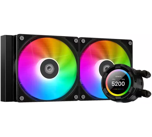 Система водяного охлаждения ID-Cooling SL240 XE ARGB Soc-AM5/AM4/1151/1200/2066/1700 черный 4-pin 14-30dB Al+Cu 300W Ret