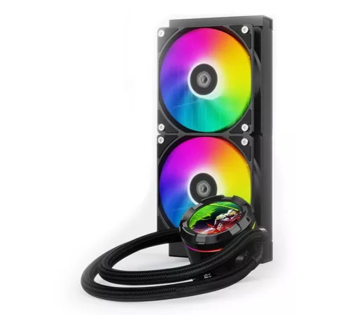 Система водяного охлаждения ID-Cooling SL240 XE ARGB Soc-AM5/AM4/1151/1200/2066/1700 черный 4-pin 14-30dB Al+Cu 300W Ret