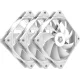 Комплект Вентиляторов для корпуса ID-Cooling TF-12025-ARGB-TRIO-SNOW White (3in1) 120?120?25mm 12V/5V, 1500RPM, ARGB