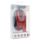 Мышь Gembird MOP-400-R, USB, красн, бесшум клик, 3кн, 1000DPI, soft-touch, каб 1.45м, блистер  {100}