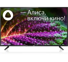 Телевизор LED BBK 43" 43LEX-7246/FTS2C (B) Яндекс.ТВ черный FULL HD 50Hz DVB-T2 DVB-C DVB-S2 WiFi Smart TV (RUS)