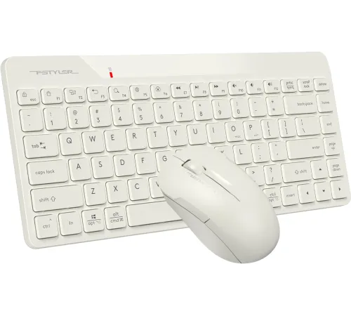 Клавиатура + мышь A4Tech Fstyler FG2200 Air2 клав:бежевый мышь:бежевый USB беспроводная slim (FG2200 AIR2 BEIGE)