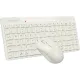 Клавиатура + мышь A4Tech Fstyler FG2200 Air2 клав:бежевый мышь:бежевый USB беспроводная slim (FG2200 AIR2 BEIGE)